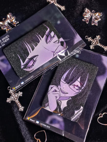 2026 - Karin & Cythera Glitter Badges
