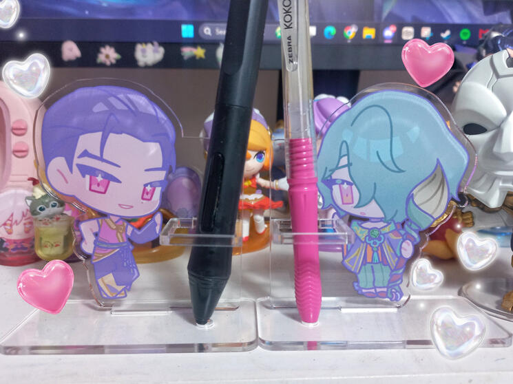 2025 - League of Legends Jhin & Hwei Pen Holder Fanmerch