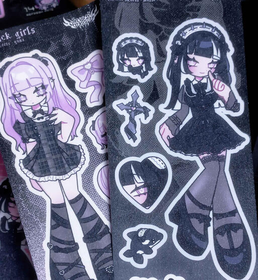 2026 - Lovesick Girls Sticker Sheets